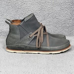 Chaco Harper Mid Womens Size 7.5 Ankle Boots Castlerock Gray Leather J106344